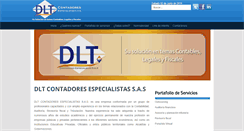Desktop Screenshot of dltcontadores.com